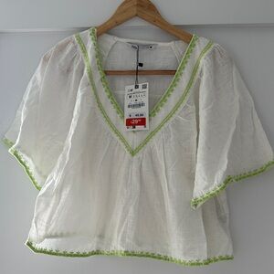Zara short sleeve top